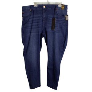 Truth + Theory Size 20W Jeans Womens Super Soft Stretch Ankle Skinny Blue Denim